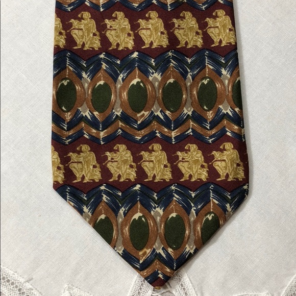XMI Nordstrom Hand Sewn Italian Silk Tie 57” x 3.75” - Picture 4 of 8